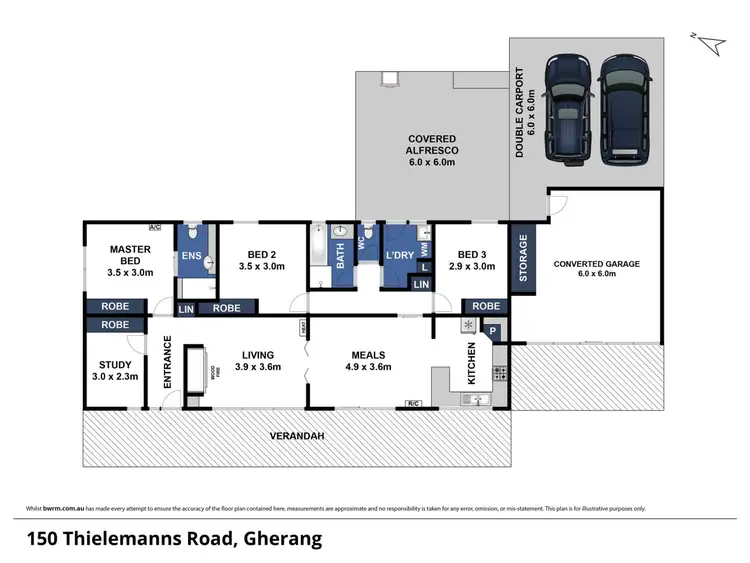 Floorplan of Homely rural property listing, 150 Thielemanns Road, Gherang VIC 3240