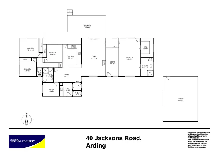 Floorplan of Homely house listing, 40 Jacksons Road, Armidale NSW 2350