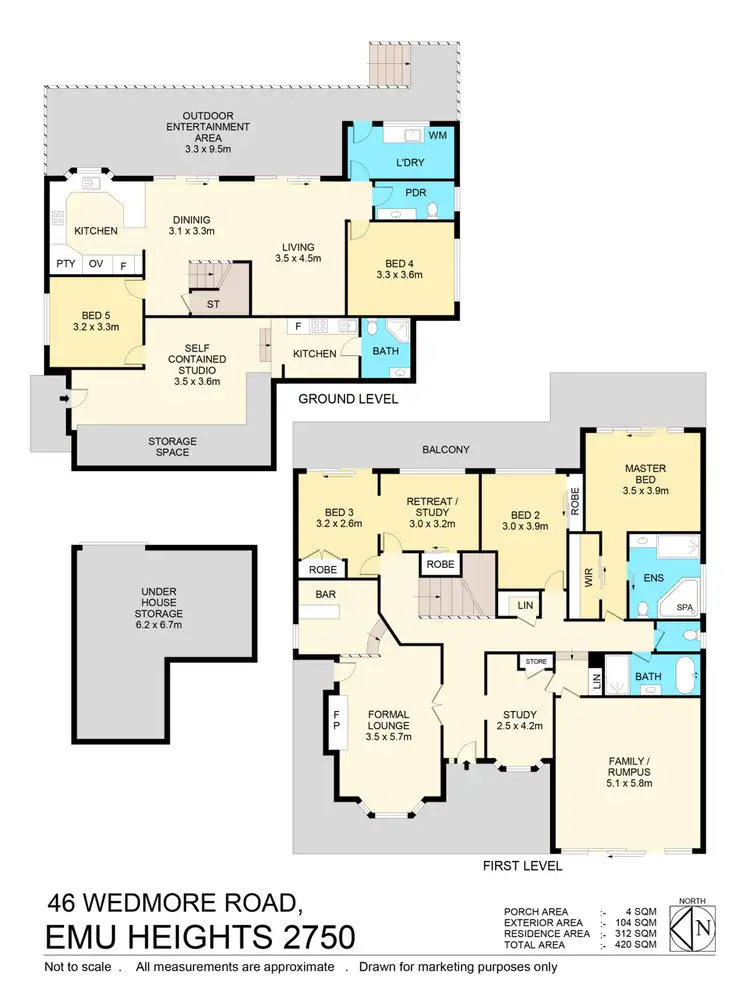 Floorplan of Homely house listing, 46 Wedmore Road, Emu Heights NSW 2750