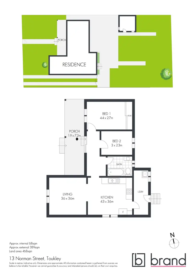 Floorplan of Homely house listing, 13 Norman Street, Toukley NSW 2263