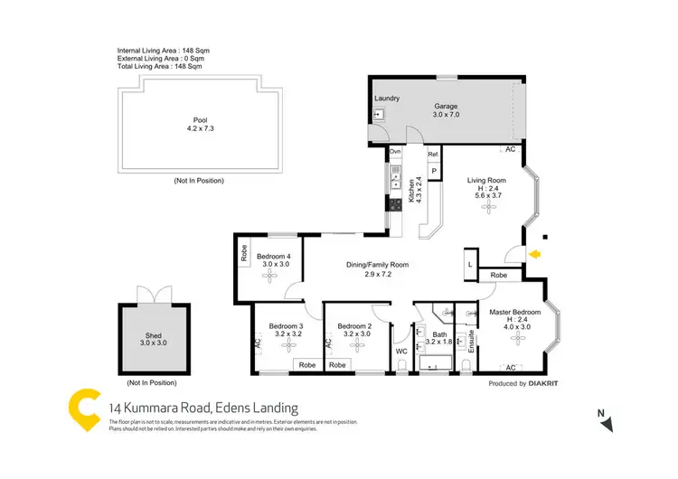 Floorplan of Homely house listing, 14 Kummara Road, Edens Landing QLD 4207
