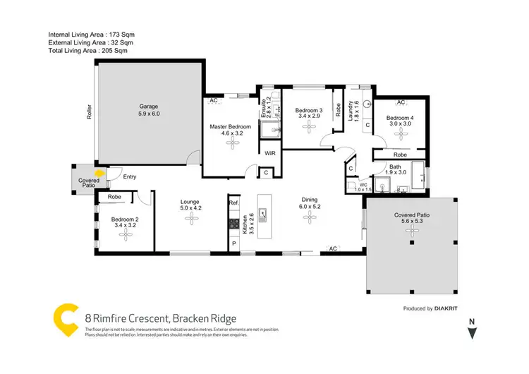 Floorplan of Homely house listing, 8 Rimfire Cresent, Bracken Ridge QLD 4017