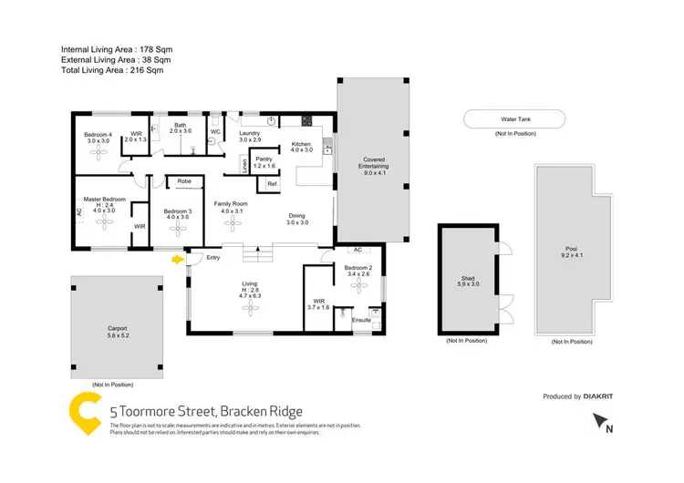 Floorplan of Homely house listing, 5 Toormore Street, Bracken Ridge QLD 4017