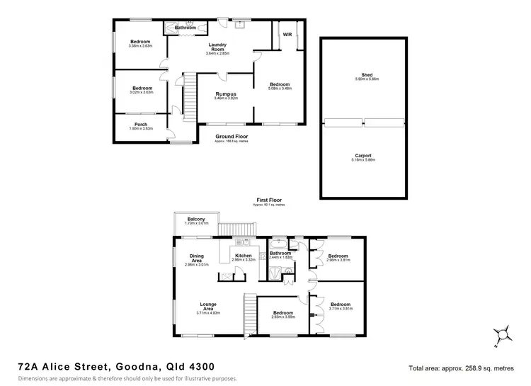 Floorplan of Homely house listing, 72a Alice St, Goodna QLD 4300