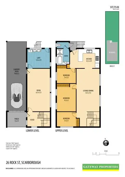 Floorplan of Homely house listing, 26 ROCK STREET, Scarborough QLD 4020