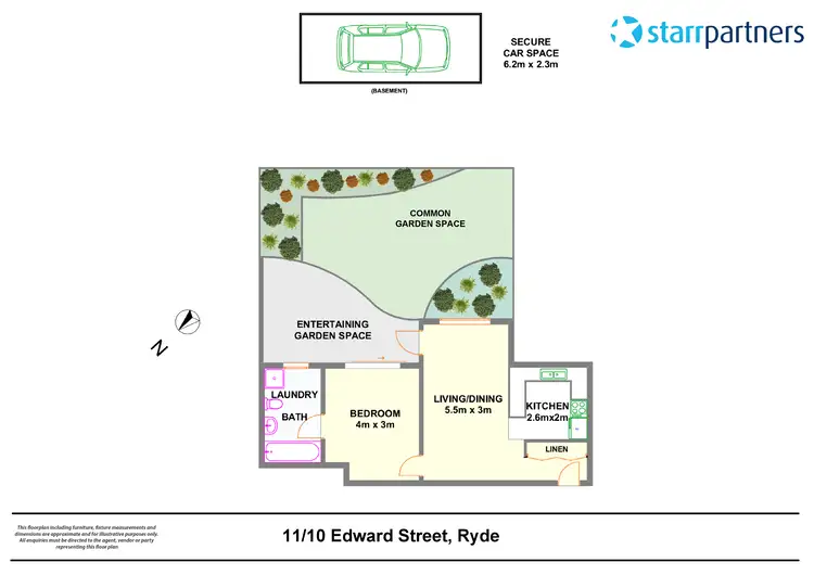 Floorplan of Homely unit listing, 11/10 Edward Street, Ryde NSW 2112