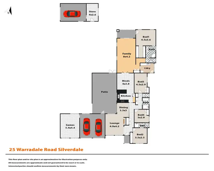 Floorplan of Homely house listing, 25 Warradale Road, Silverdale NSW 2752