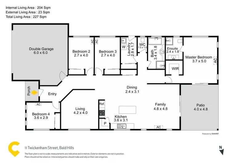 Floorplan of Homely house listing, 11 Twickenham Place, Bald Hills QLD 4036