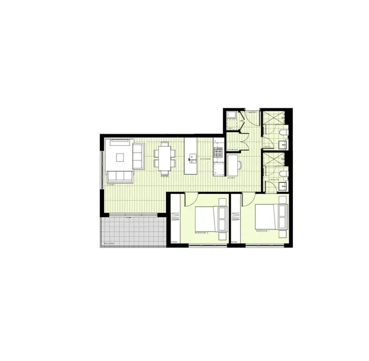Floorplan of Homely unit listing, E 230/1-39 Lord Sheffield Circuit, Penrith NSW 2750