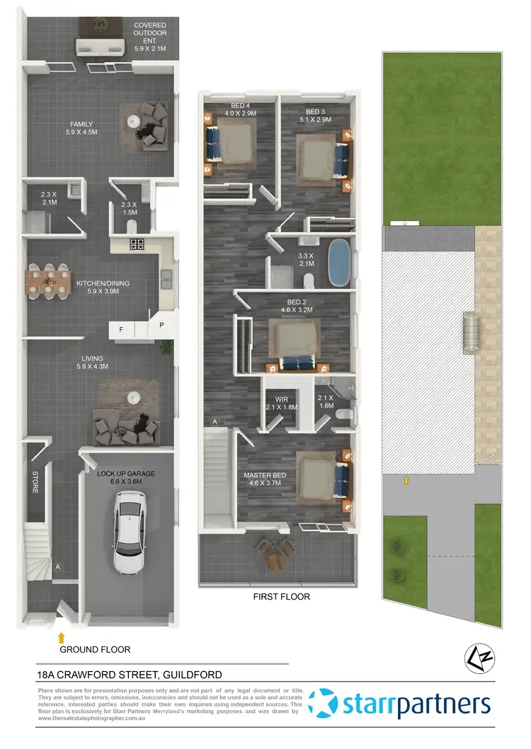 Floorplan of Homely house listing, 18a Crawford Street, Guildford NSW 2161