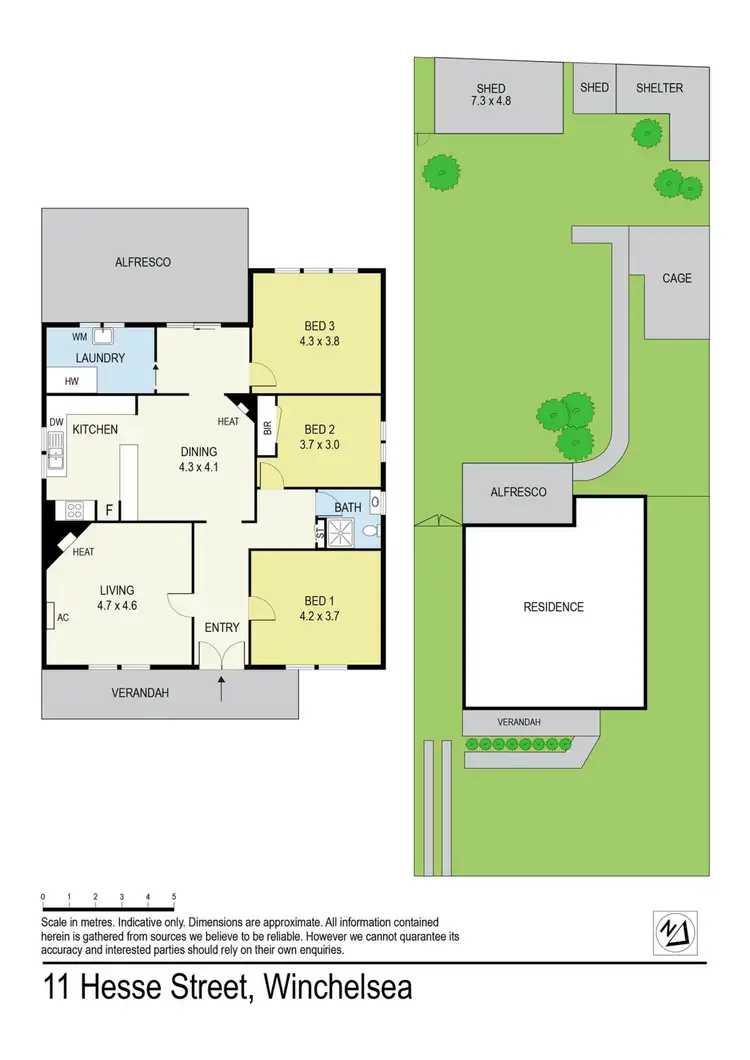 Floorplan of Homely house listing, 11 Hesse Street, Winchelsea VIC 3241