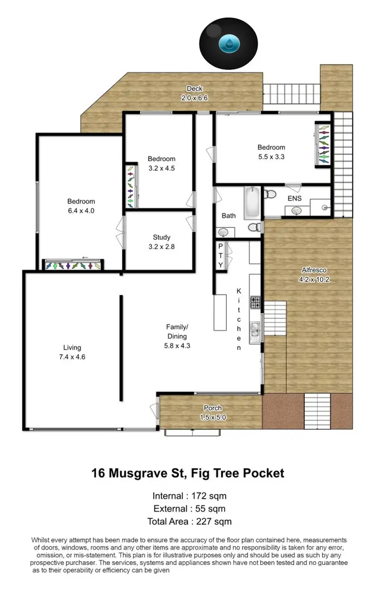 Floorplan of Homely house listing, 16 Musgrave Street, Fig Tree Pocket QLD 4069