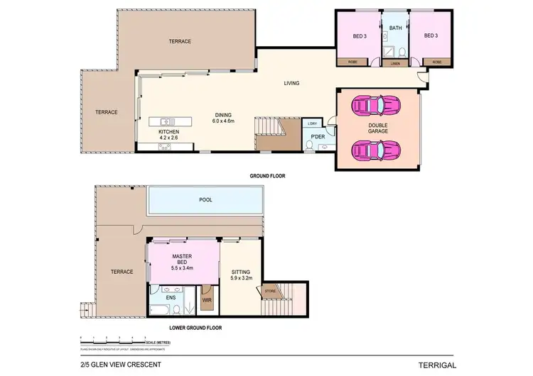 Floorplan of Homely unit listing, 2/5 Glen View Crescent, Terrigal NSW 2260