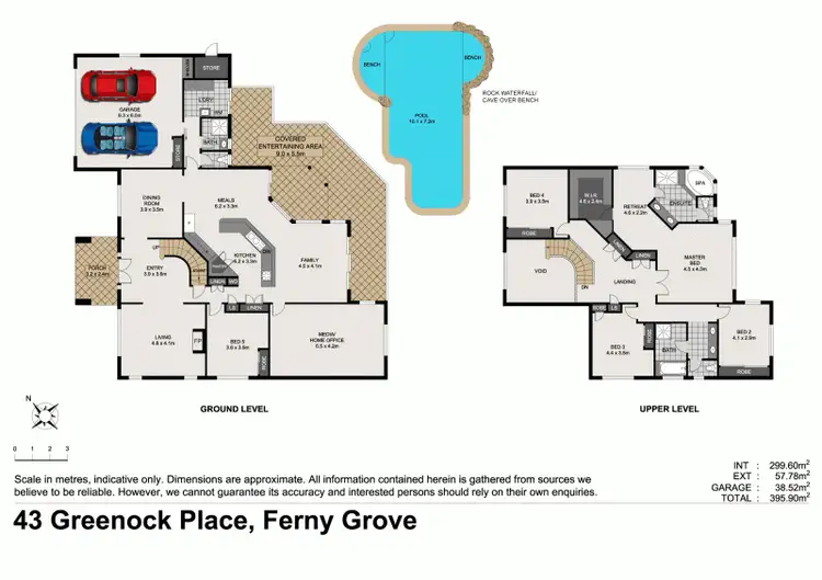 Floorplan of Homely house listing, 43 Greenock Place, Ferny Grove QLD 4055