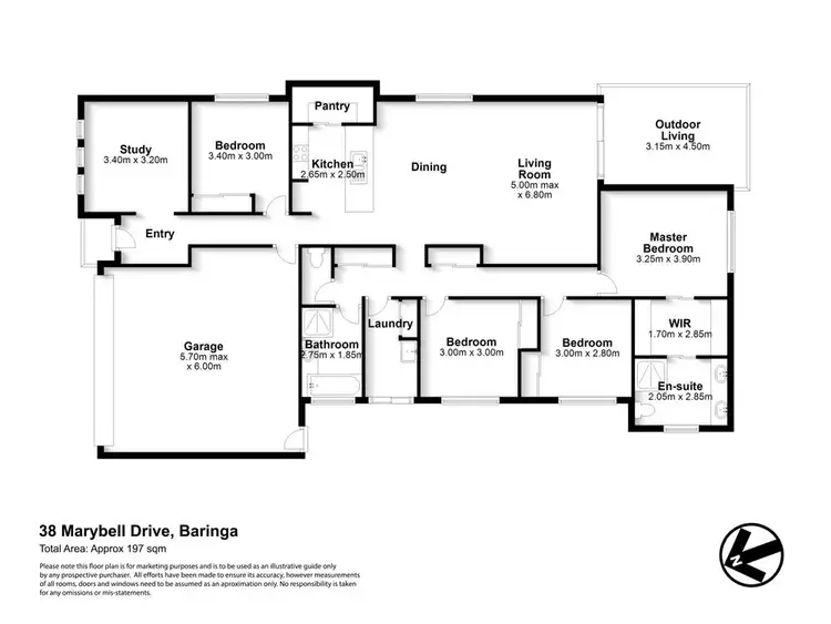 Floorplan of Homely house listing, 38 Marybell Drive, Baringa QLD 4551