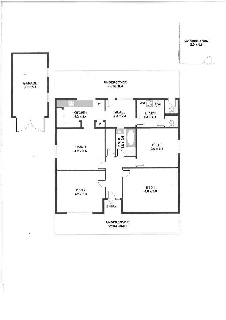 Floorplan of Homely house listing, 29 Darlington Grove, Coburg VIC 3058