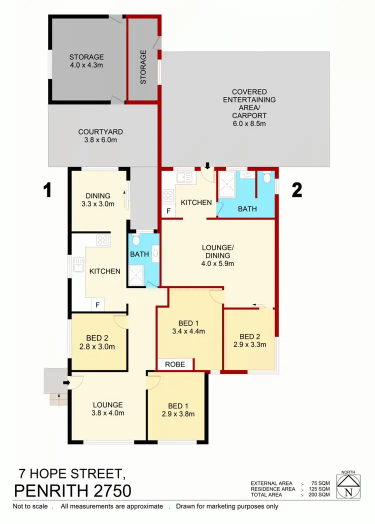 Floorplan of Homely house listing, 7 Hope Street, Penrith NSW 2750
