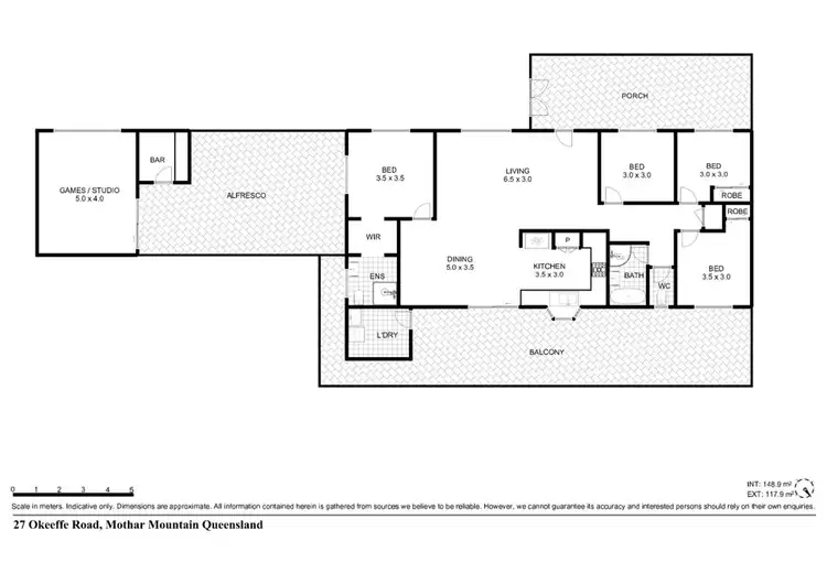 Floorplan of Homely house listing, 27 O'Keefe Road, Mothar Mountain QLD 4570