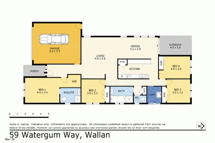 Floorplan of Homely house listing, 59 Watergum Way, Wallan VIC 3756