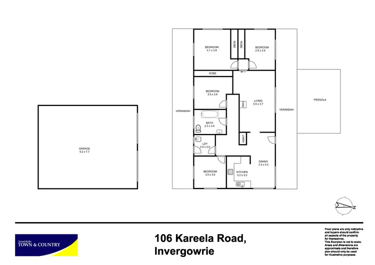 Floorplan of Homely house listing, 106 Kareela Road, Armidale NSW 2350