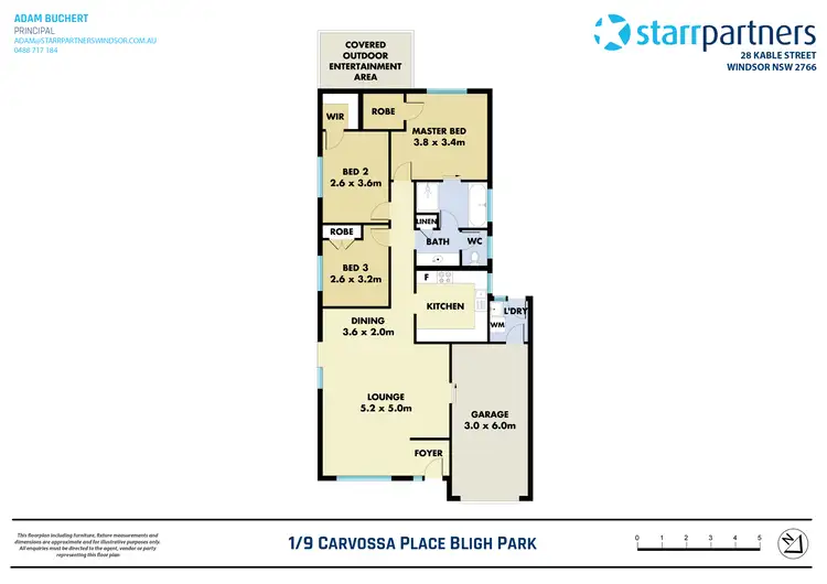 Floorplan of Homely house listing, 1/9 Carvossa Place, Bligh Park NSW 2756