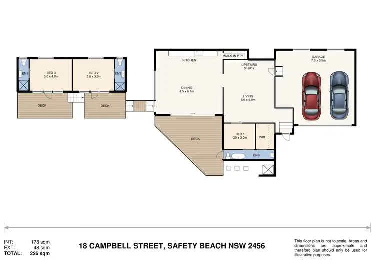 Floorplan of Homely house listing, 18 Campbell Street, Safety Beach NSW 2456