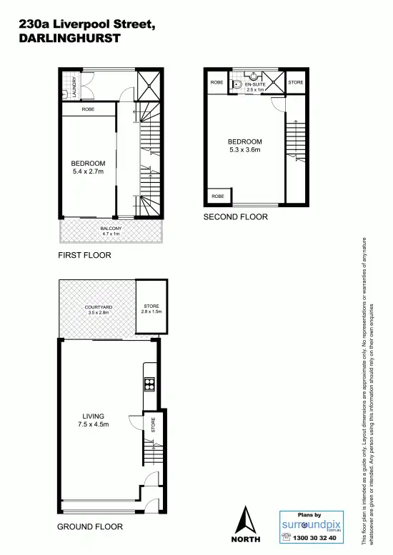 Floorplan of Homely house listing, 230A Liverpool Street, Darlinghurst NSW 2010