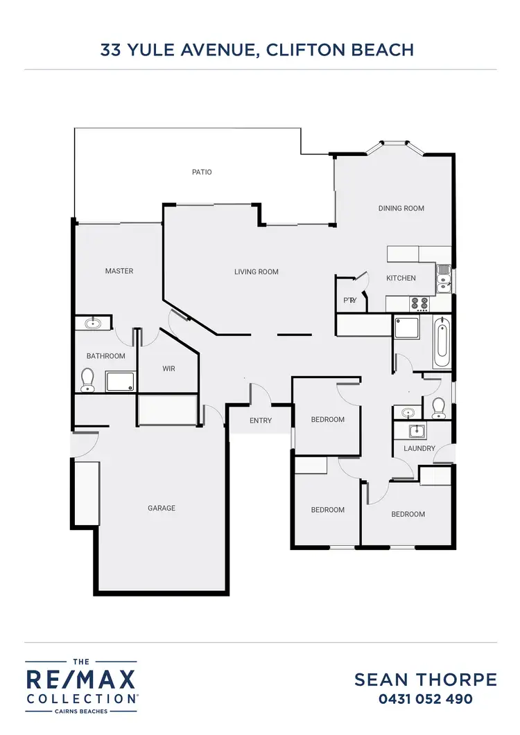 Floorplan of Homely house listing, 33 Yule Avenue, Clifton Beach QLD 4879
