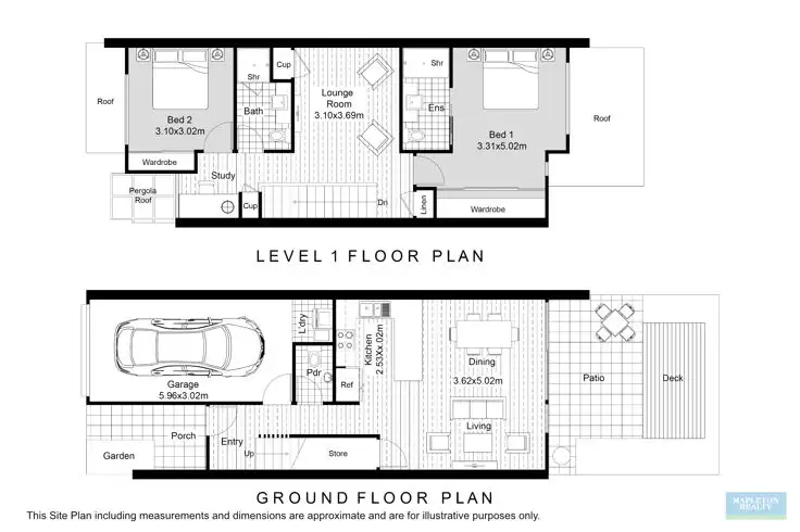 Floorplan of Homely townhouse listing, 26/2 Allora Drive, Maroochydore QLD 4558