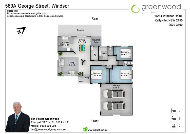 Floorplan of Homely house listing, 569A George Street, South Windsor NSW 2756