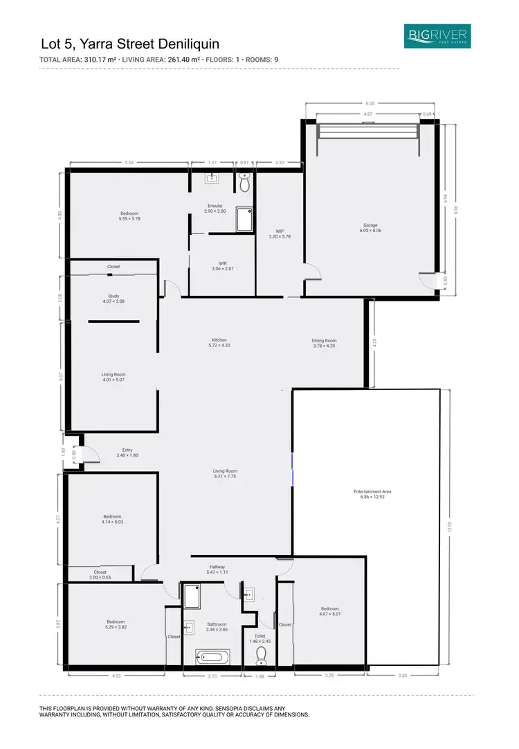 Floorplan of Homely house listing, 204-212 Yarra St, Deniliquin NSW 2710