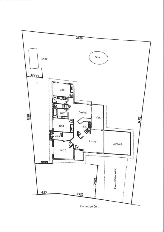 Floorplan of Homely house listing, 30 Flametree Circuit, Rosebery NT 832