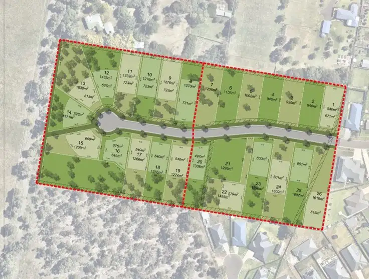 Floorplan of Homely land listing, Lot 5 "The Woodlands on Campbell", Armidale NSW 2350