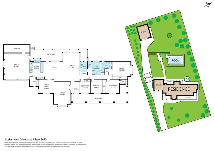 Floorplan of Homely house listing, 3 Lakehaven Drive, Lake Albert NSW 2650
