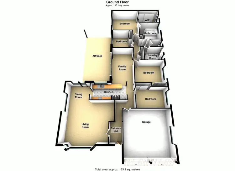 Floorplan of Homely house listing, 2 Single Street, Everton Park QLD 4053