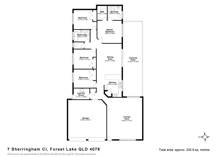 Floorplan of Homely house listing, 7 Sherringham Cl, Forest Lake QLD 4078