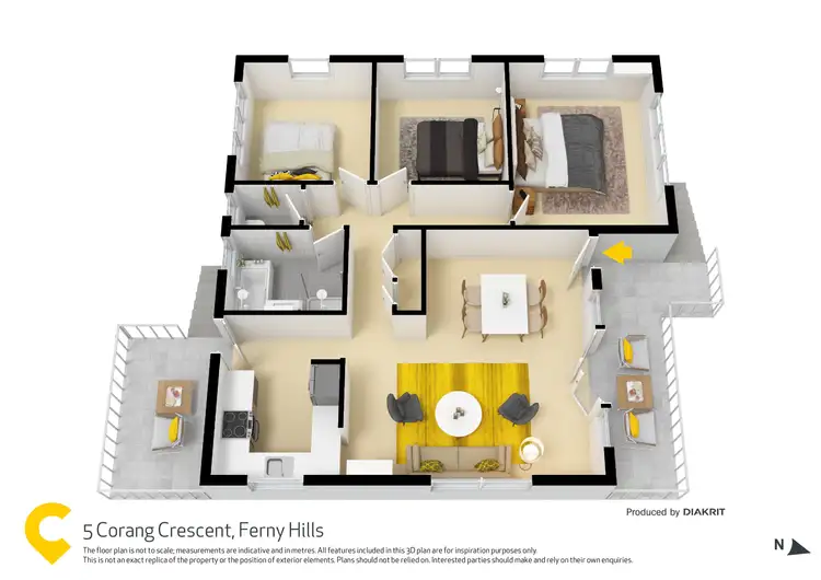Floorplan of Homely house listing, 5 Corang Crescent, Ferny Hills QLD 4055