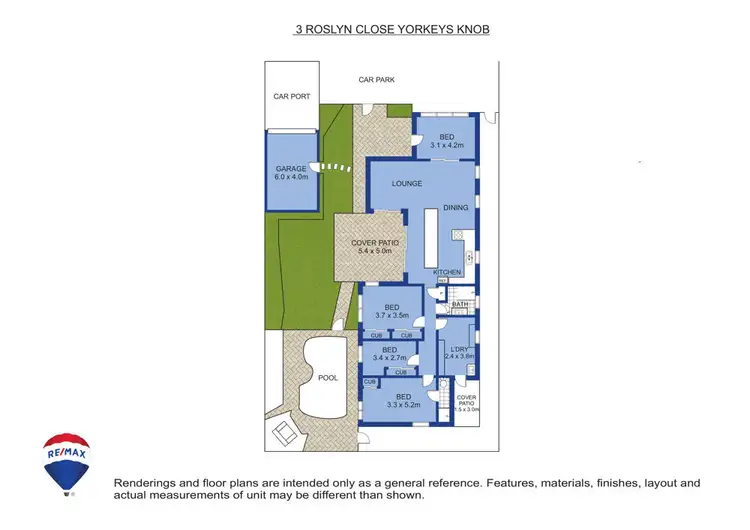 Floorplan of Homely house listing, 3 Roslyn Close, Yorkeys Knob QLD 4878