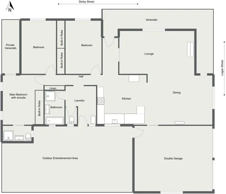 Floorplan of Homely house listing, 49 Derby Street, Tenterfield NSW 2372