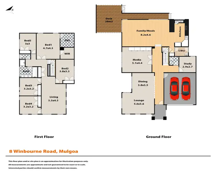 Floorplan of Homely house listing, 8 Winbourne Road, Mulgoa NSW 2745
