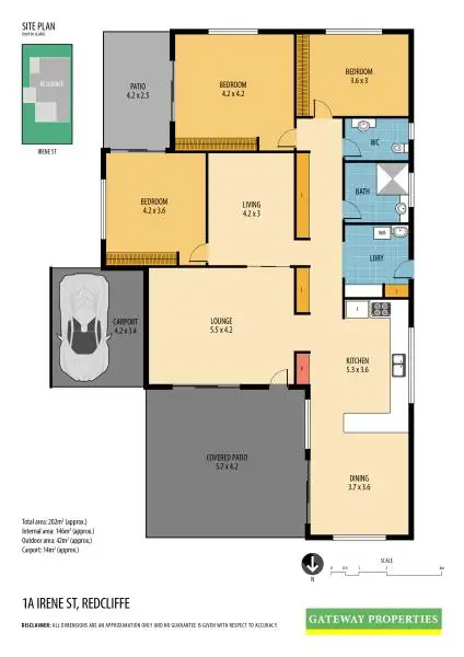 Floorplan of Homely house listing, 1A IRENE STREET, Redcliffe QLD 4020