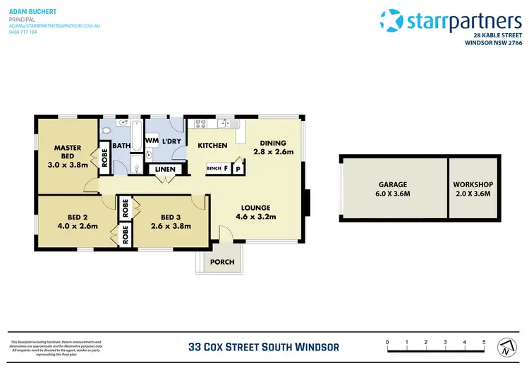 Floorplan of Homely house listing, 33 Cox Street, South Windsor NSW 2756