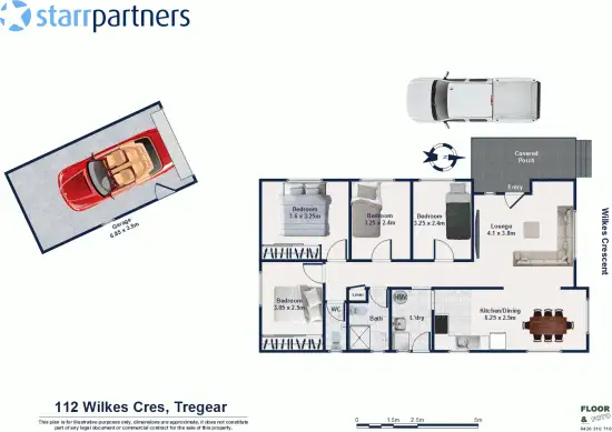 Floorplan of Homely house listing, 112 Wilkes Crescent, Tregear NSW 2770