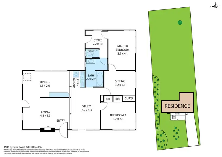 Floorplan of Homely house listing, 1985 Gympie Road, Bald Hills QLD 4036