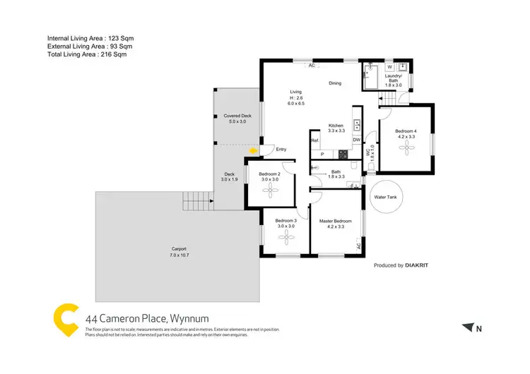 Floorplan of Homely house listing, 44 Cameron Parade, Wynnum QLD 4178