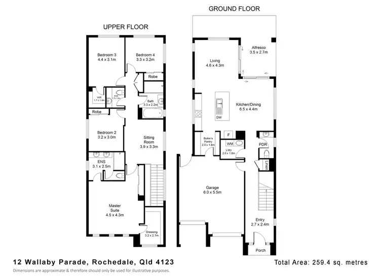 Floorplan of Homely house listing, 12 Wallaby Parade, Rochedale QLD 4123