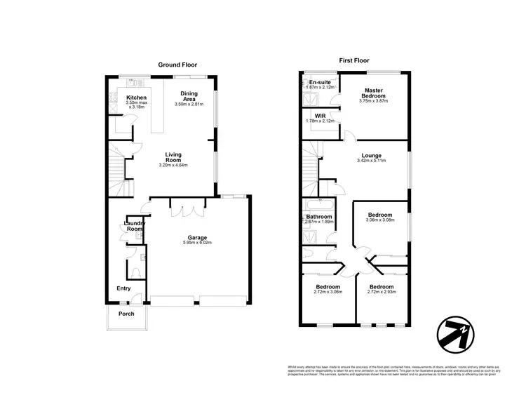 Floorplan of Homely semi-detached listing, 2/7 Ridgemont Street, Upper Coomera QLD 4209