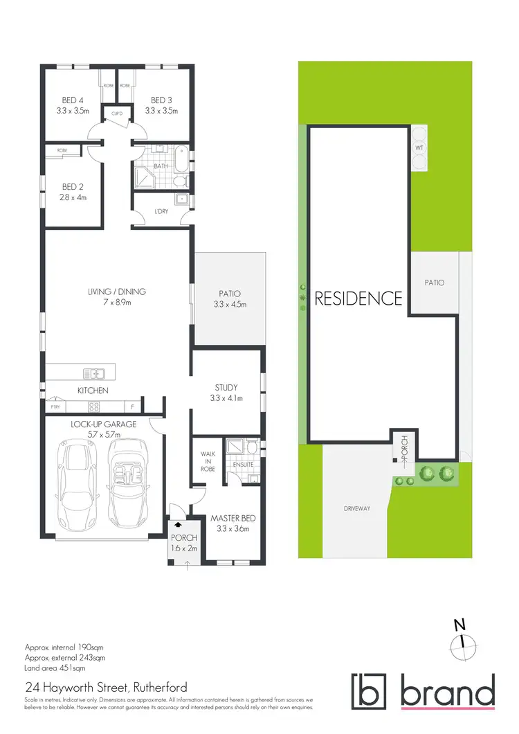 Floorplan of Homely house listing, 24 Hayworth Street, Rutherford NSW 2320