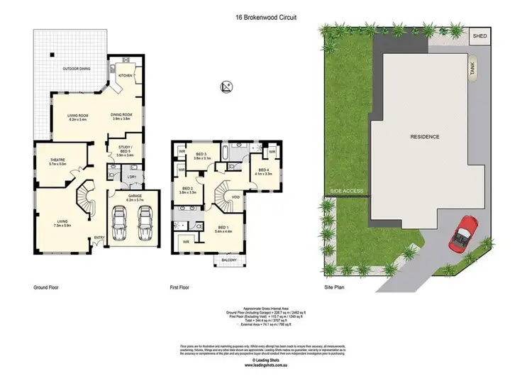 Floorplan of Homely house listing, 16 Brokenwood Circuit, Gumdale QLD 4154
