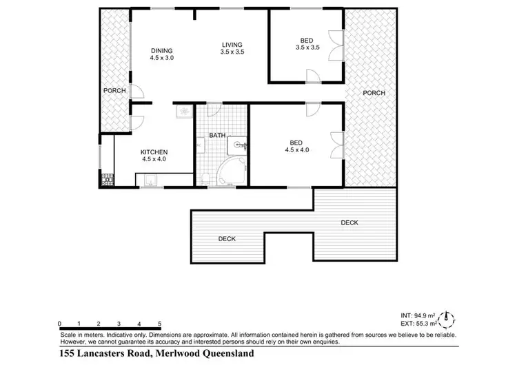 Floorplan of Homely rural property listing, 155 Lancaster's Road, Merlwood QLD 4605
